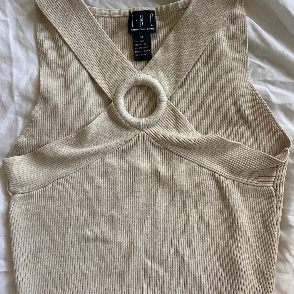 Vintage INC keyhole halter top